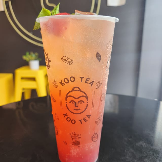 Strawberry Passion Fruit Soda 22 Oz.