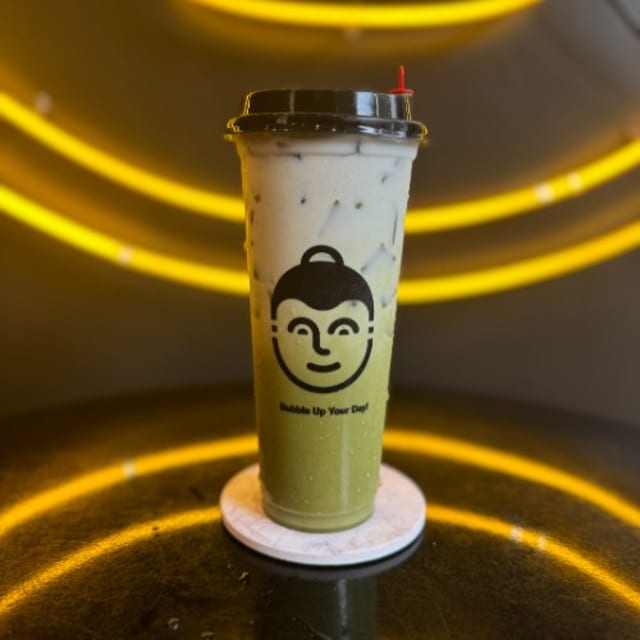 Japanese Matcha Milk Tea.