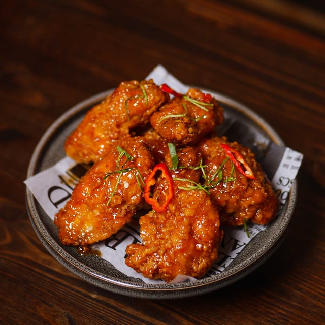 Tamarind Peanut Wings.