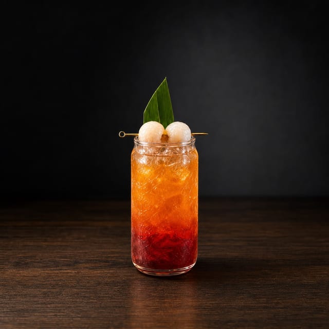 Lychee Thai Tea 16 OZ.