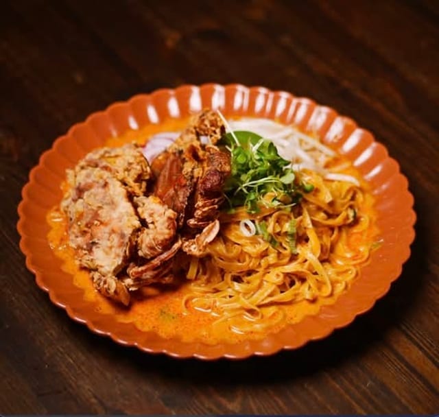 Khao Soi Soft Shell Crab.